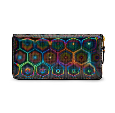 Black Rainbow Long Wallet (Black)