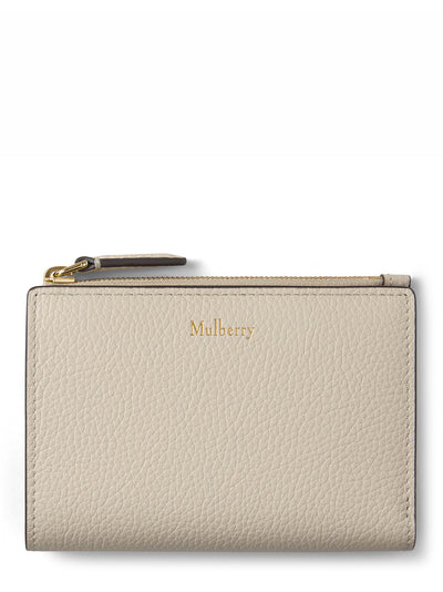 Continental Bifold Zipped Wallet (Chalk)