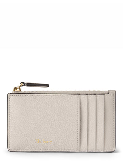 Continental Zipped Long Card Holder (Chalk)