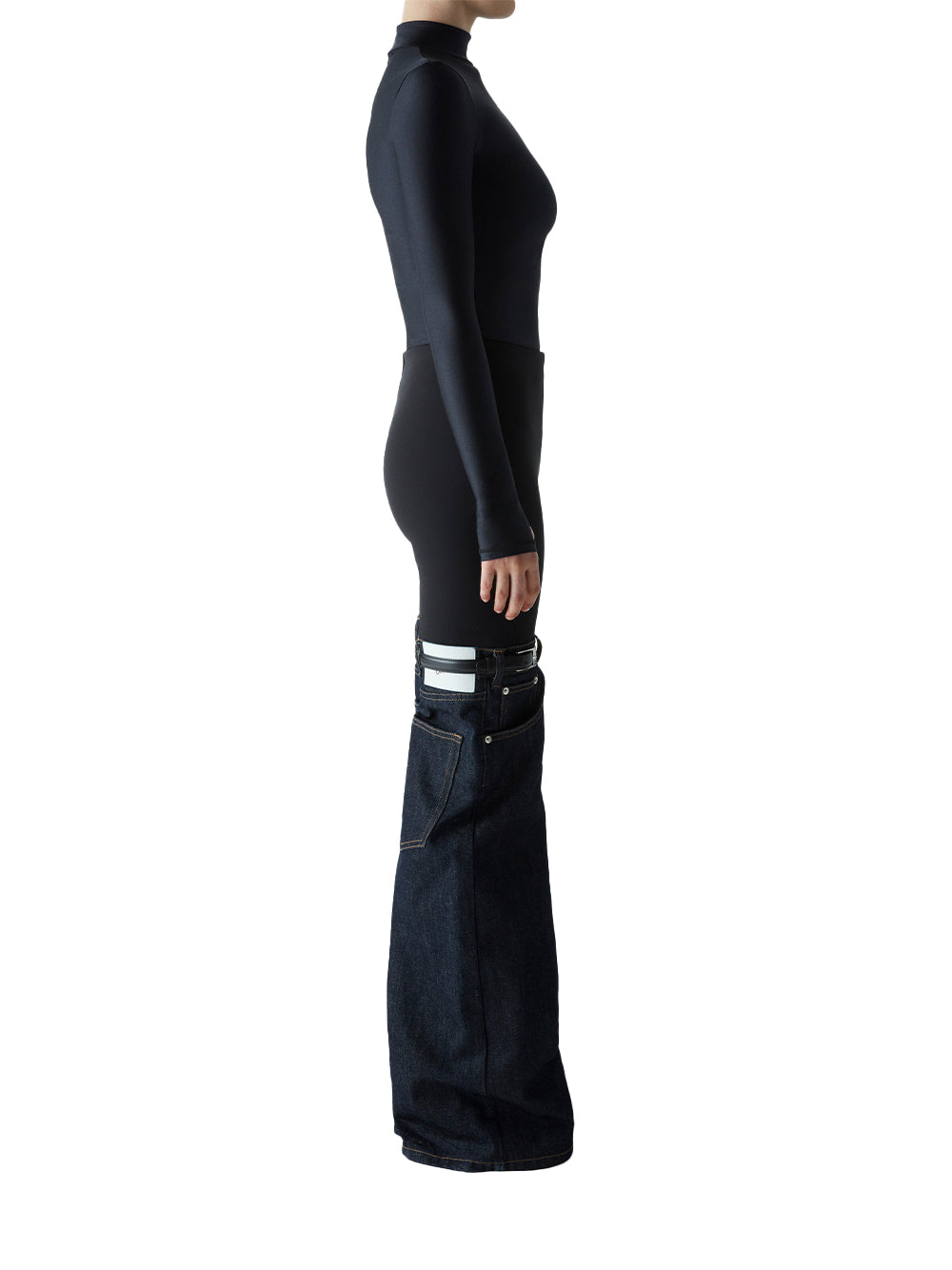 Coperni-Hybrid-Denim-Flare-Trousers-Black-Dark-Navy-2