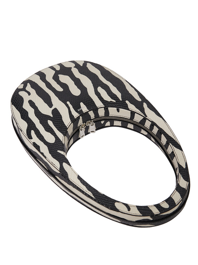 Coperni Print Swipe Bag (Black)