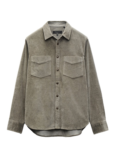 Corduroy CPO Shirt (Dark Green)