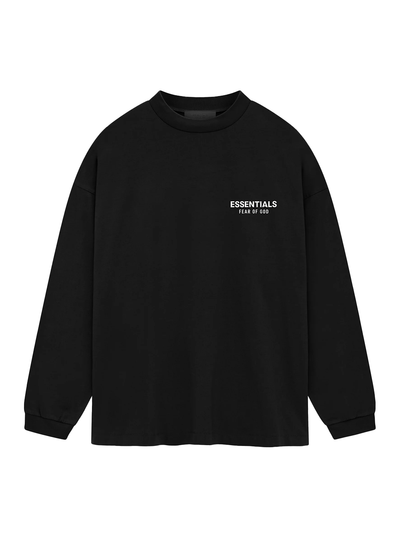 Core Logo Jersey Long Sleeve T-Shirt (Black)
