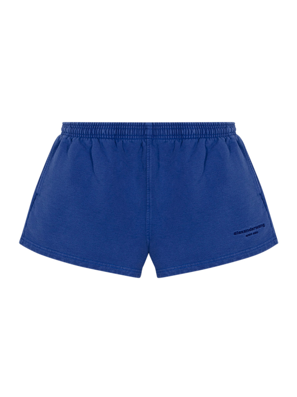 Cotton-Terry Running Shorts (Washed Scuba Blue)