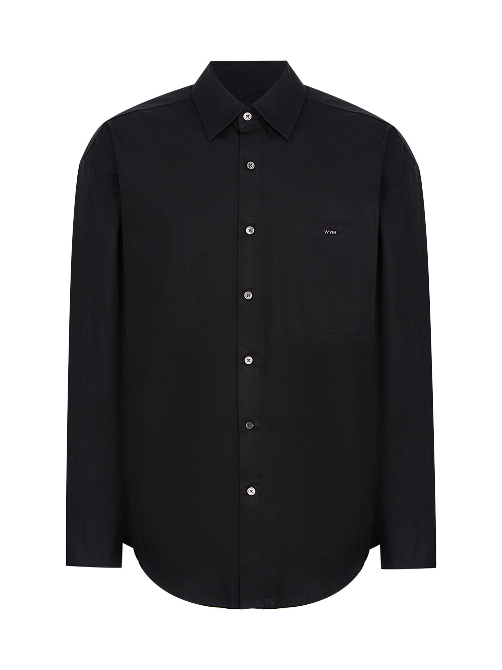 Cotton Back Logo Shirt (Black)