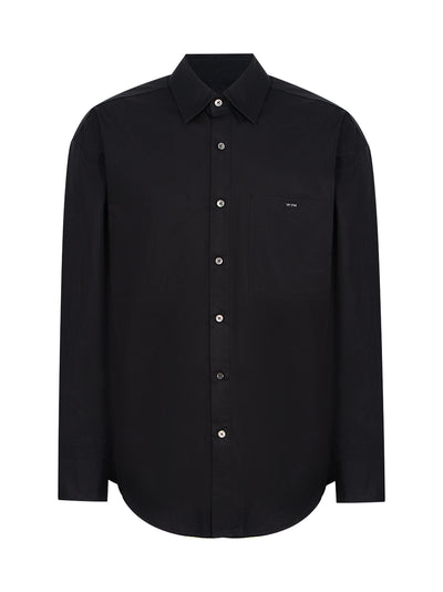 Cotton Back Logo Shirt (Black)