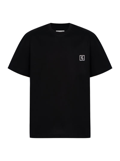 Cotton Back Logo T-Shirt (Black)