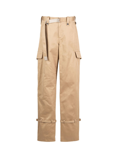 Cotton Chino Pants (Beige)