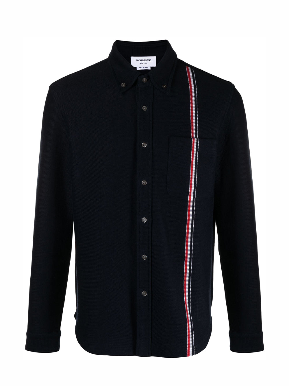 Cotton Double-Face Shirt Jacket (Navy)