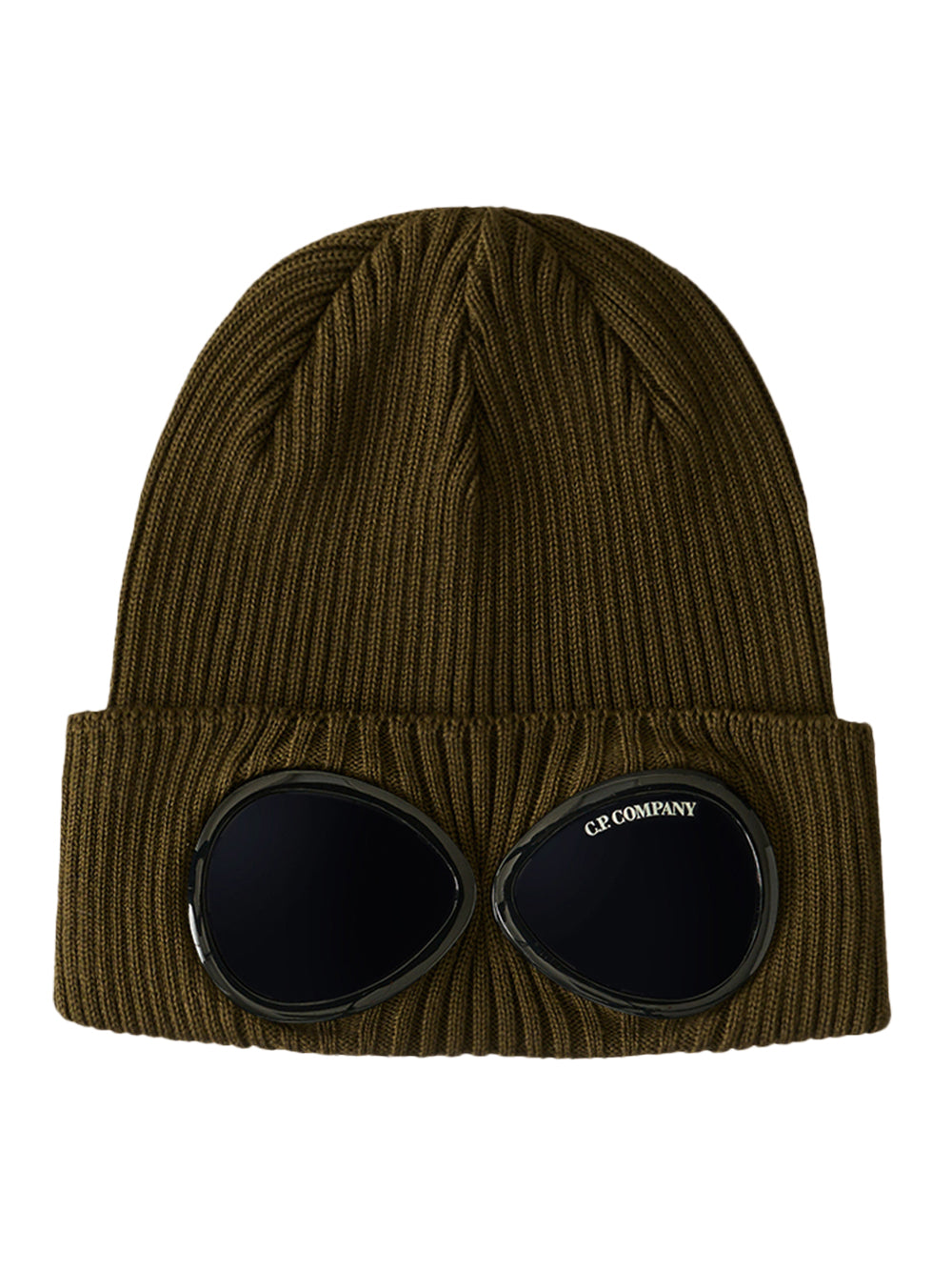 Cotton Goggle Beanie (Ivy Green)