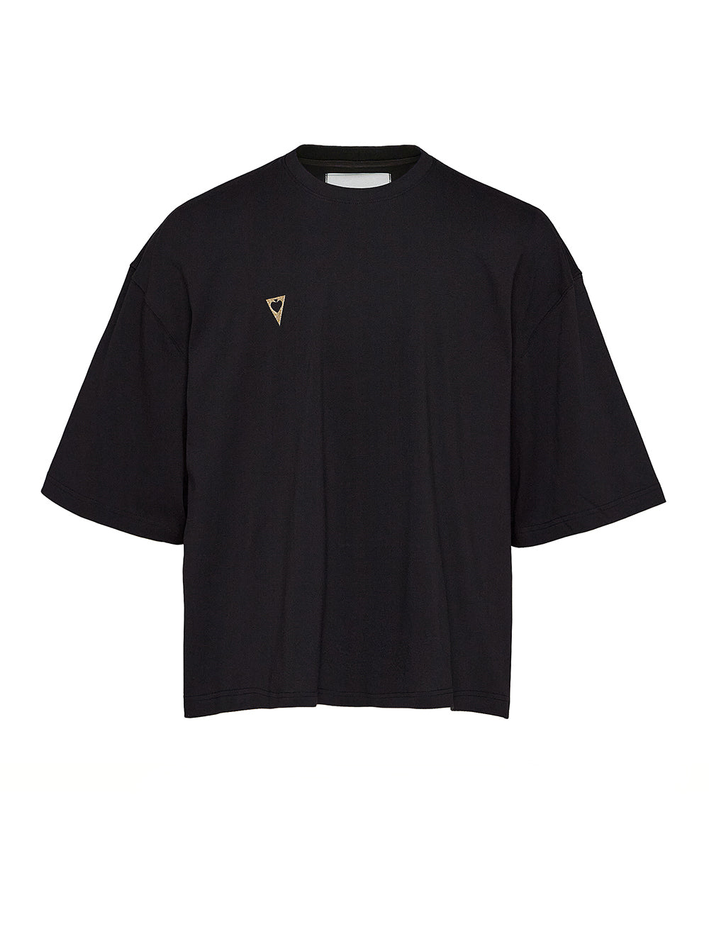 Cotton Jersey Boxy Tee (Black)