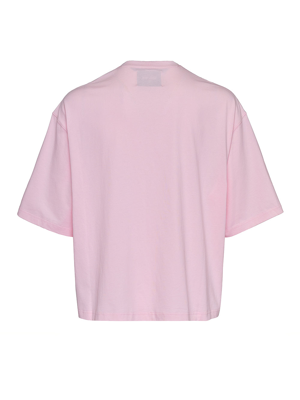 Cotton Jersey Boxy Tee (Calf Pink)