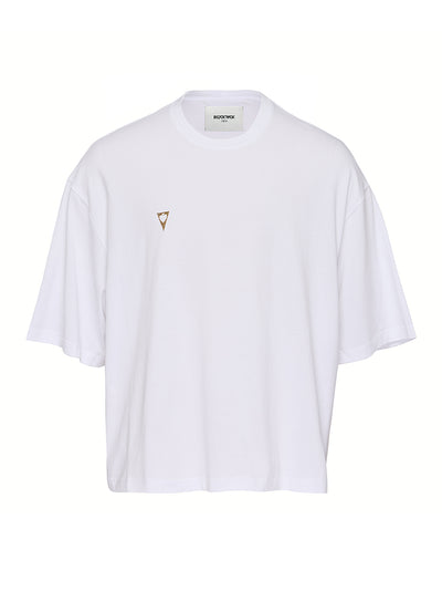 Cotton Jersey Boxy Tee (White)