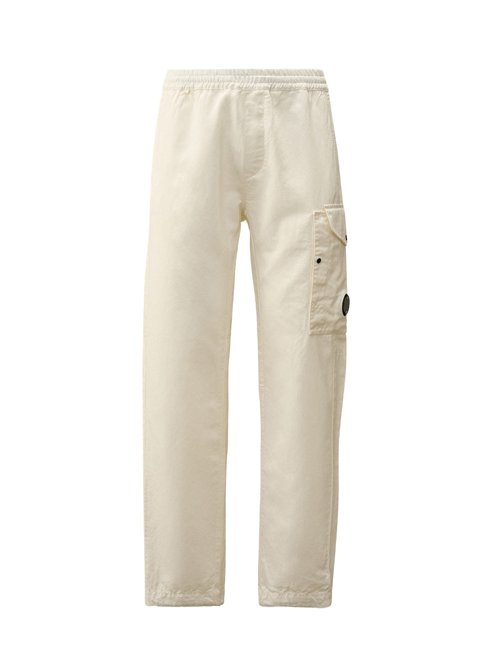 Cotton/Linen Loose Pants (Gauze White)