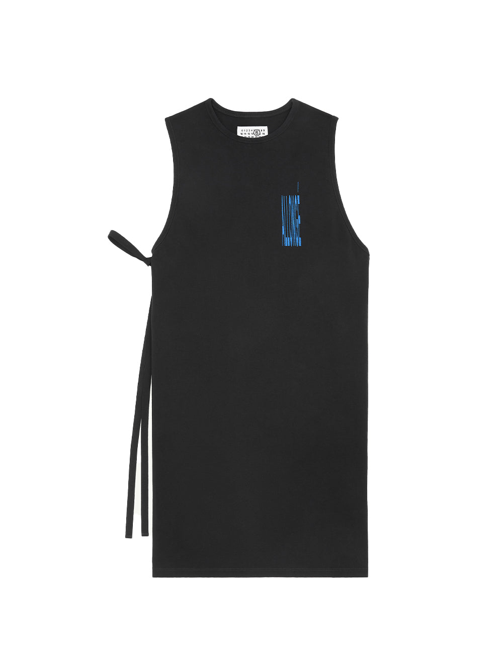 Cotton Long Tank Top (Black)