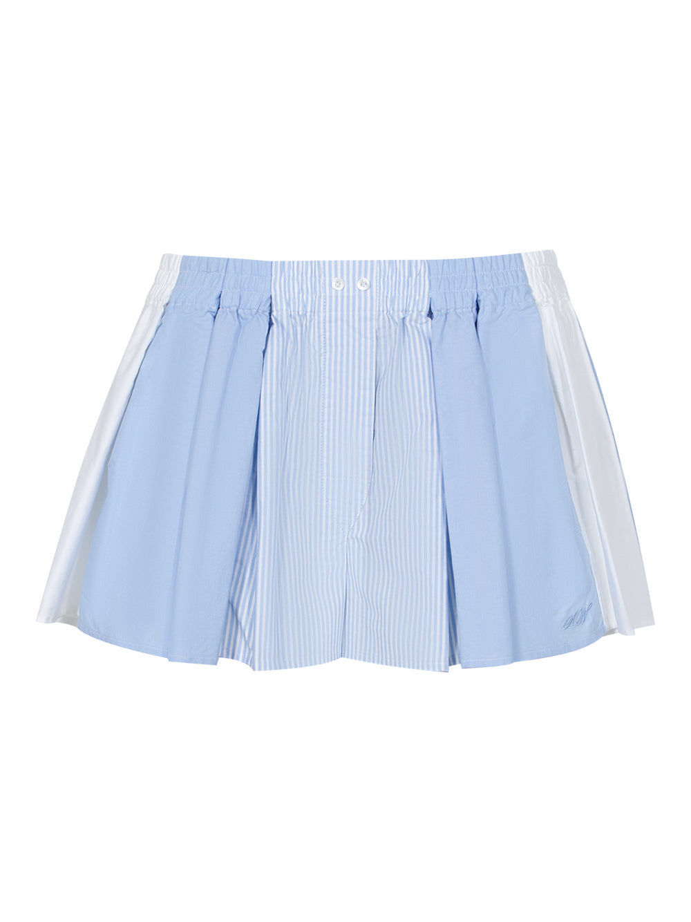 Cotton Oxford Boxer Short (Oxford Blue)