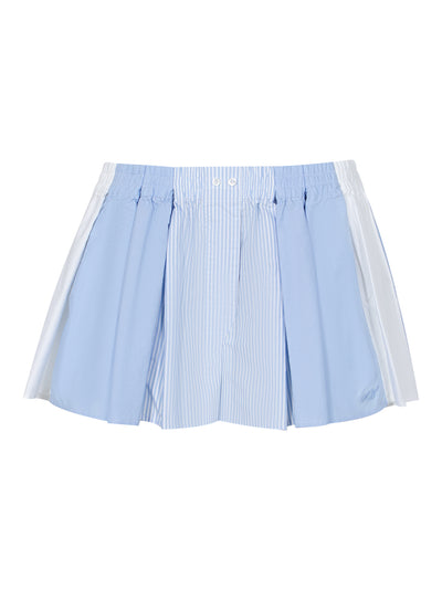Cotton Oxford Boxer Short (Oxford Blue)