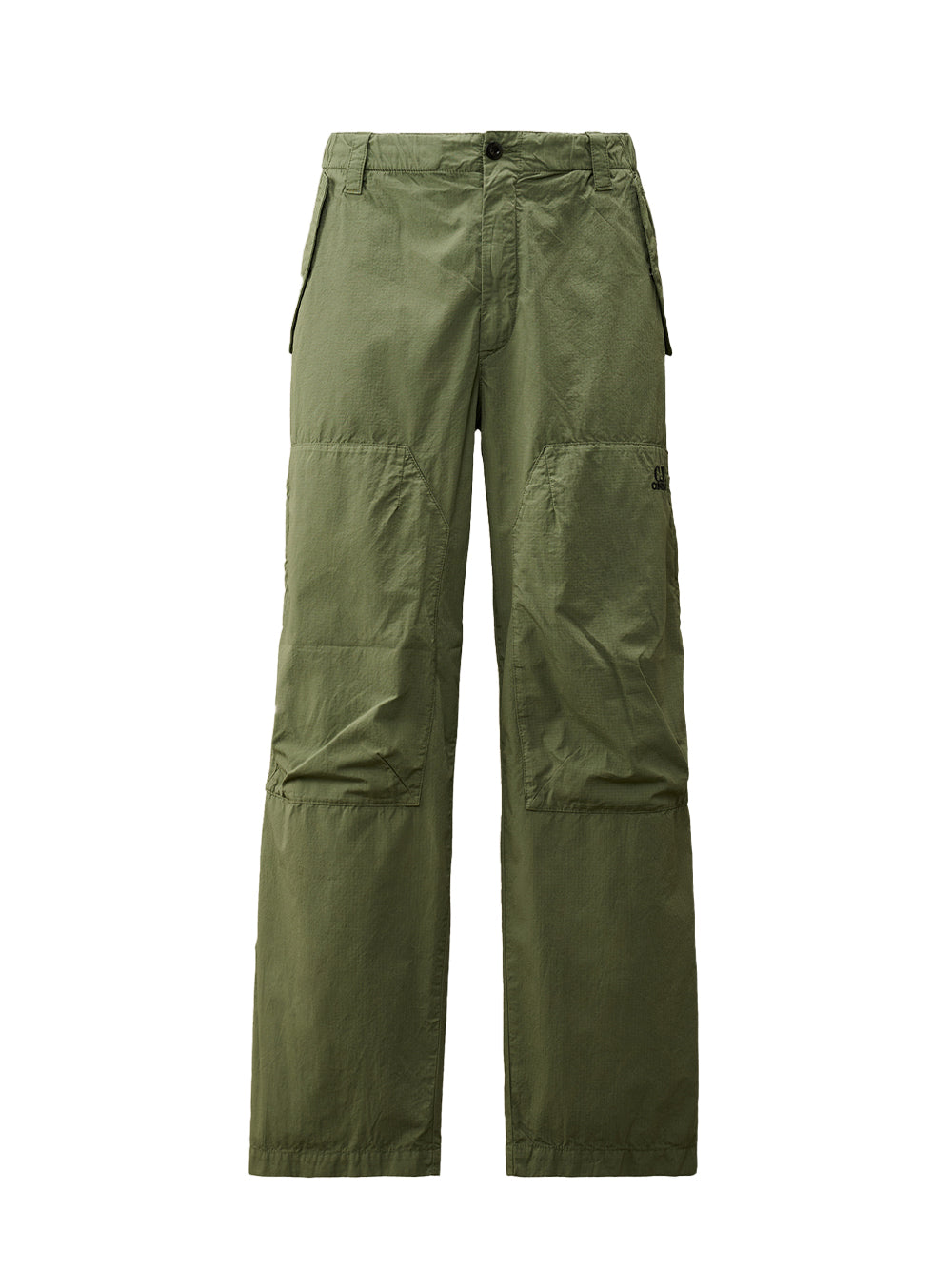 Cotton Rip Stop Loose Pants (Thyme)