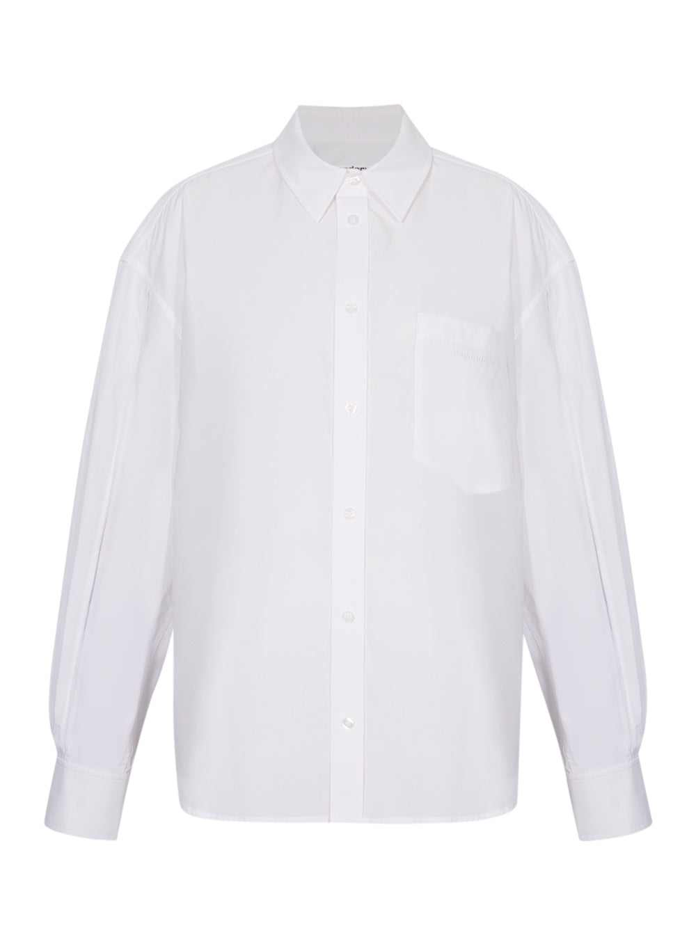 Cotton Slashed Sleeve Shirt (Black)