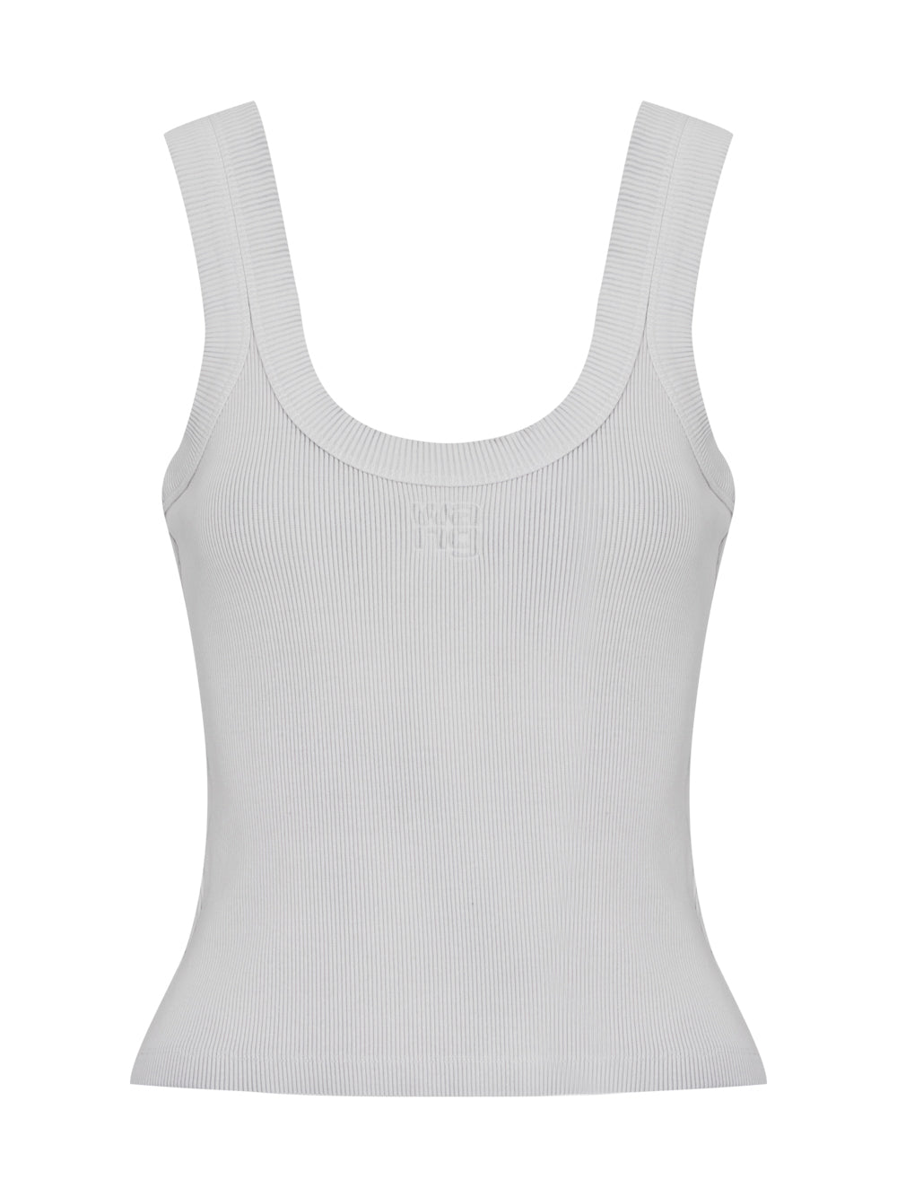 Cotton Tank Top (Washed Smoke White)