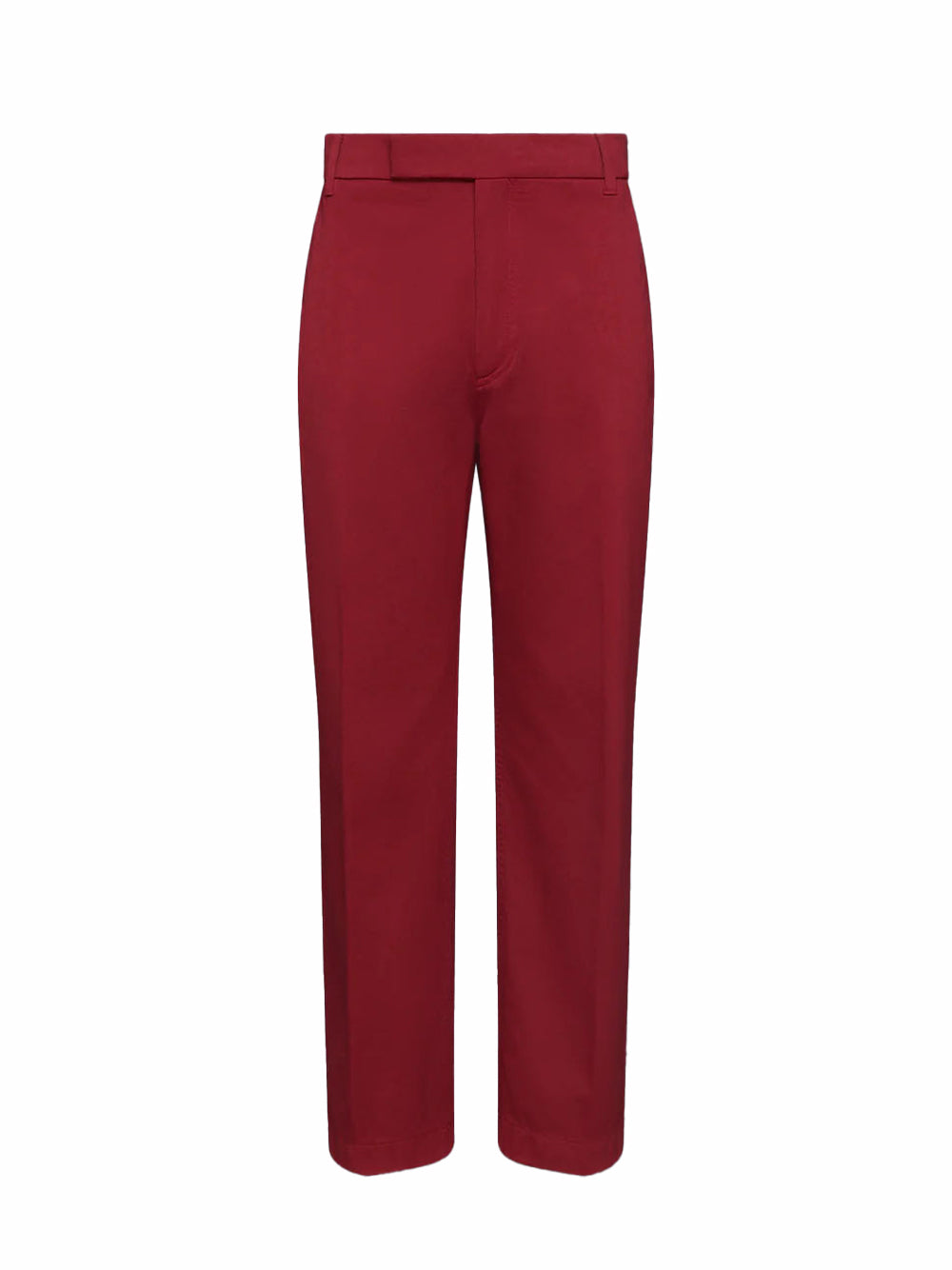 Cotton Twill Utility Trousers (Burgundy)