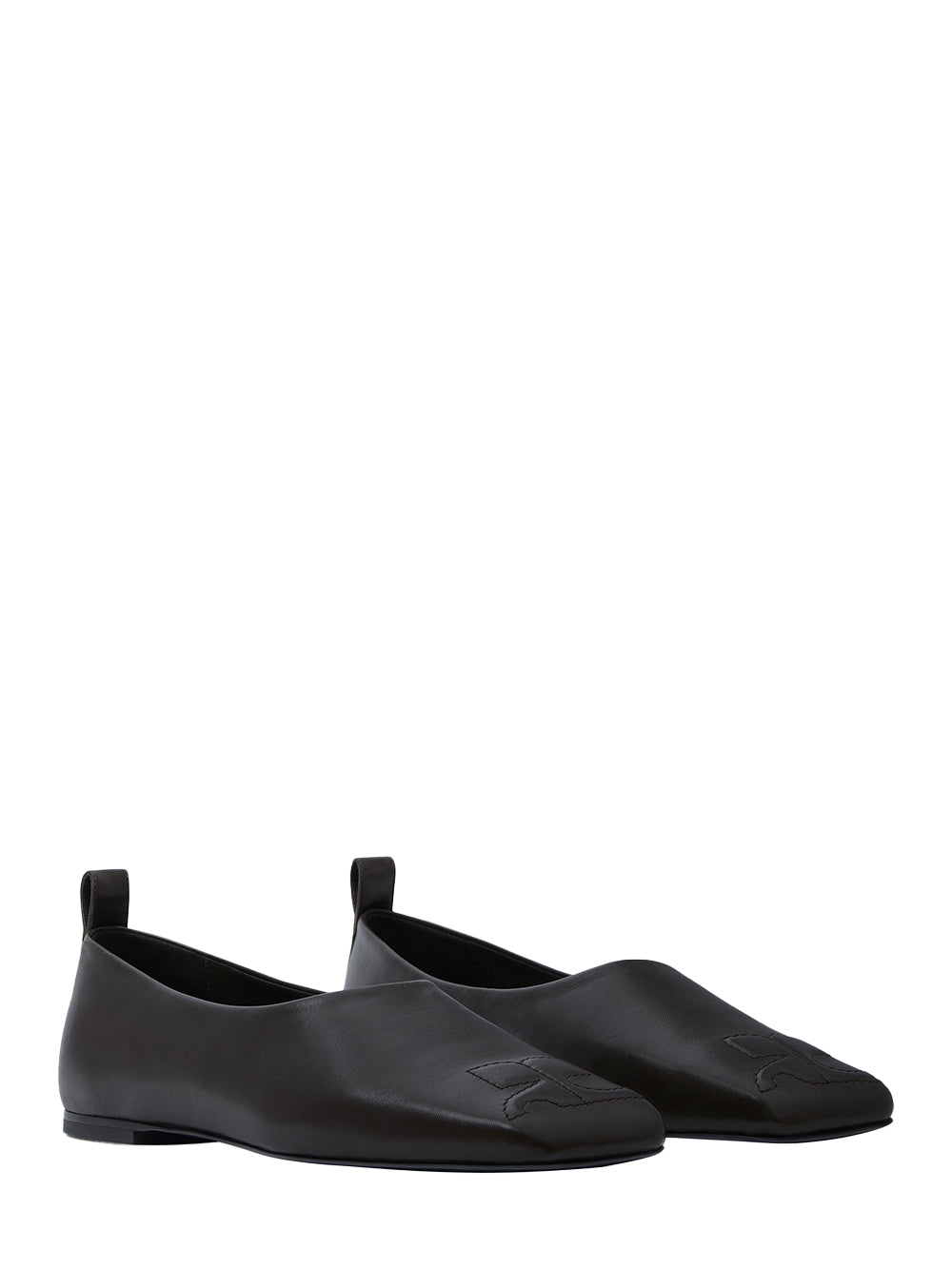 AC Heritage Nappa Leather Ballerinas (Black)