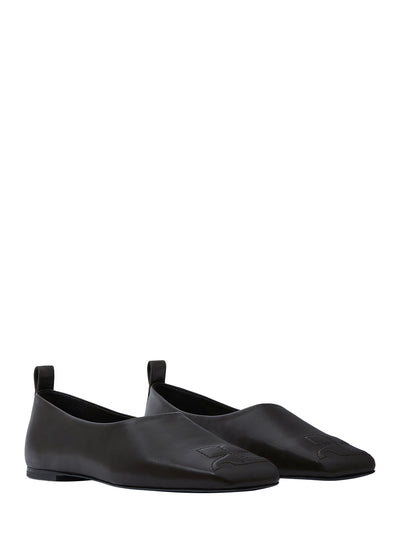 AC Heritage Nappa Leather Ballerinas (Black)