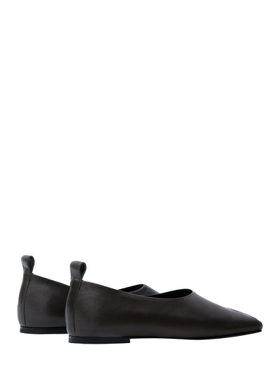AC Heritage Nappa Leather Ballerinas (Black)