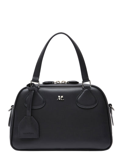 Ac Stud Leather Bowling Bag (Black)