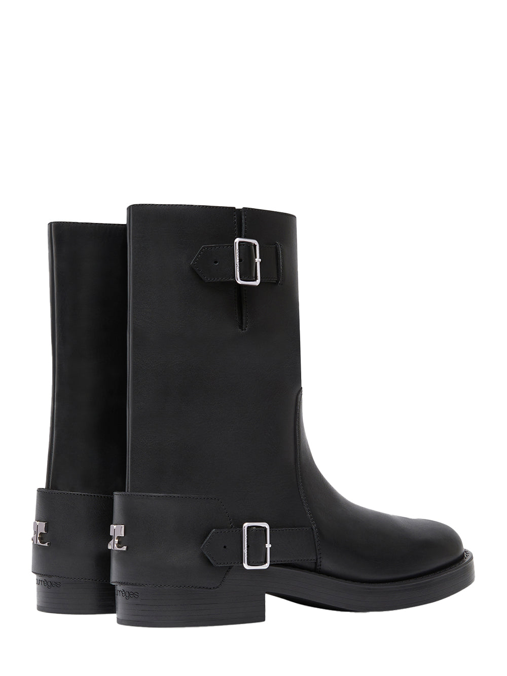 Americana Harness Leather Boots (Black)