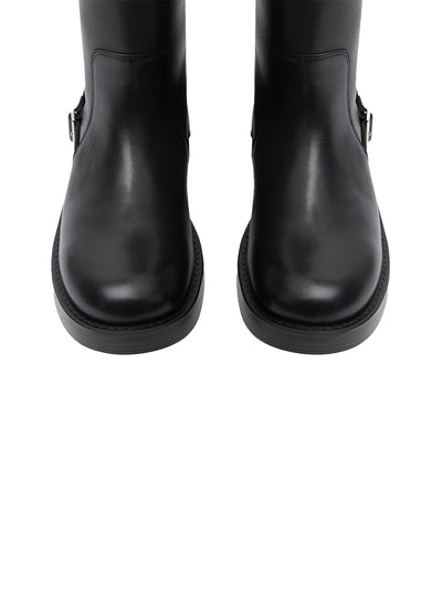 Americana Harness Leather Boots (Black)