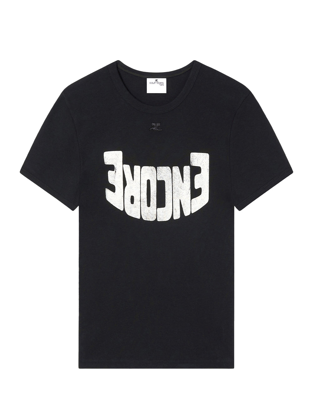 Contrast Printed T-Shirt (Black/ Natural)