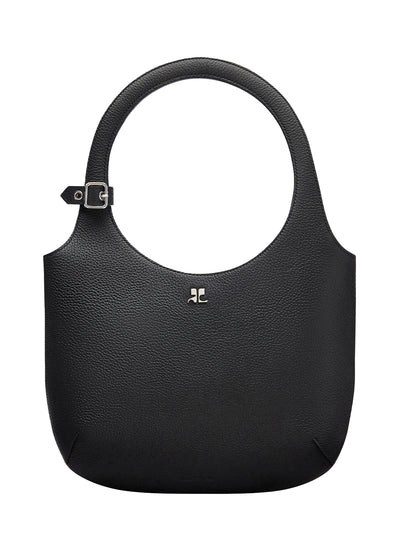 Holy Grained Leather Bag (Black)