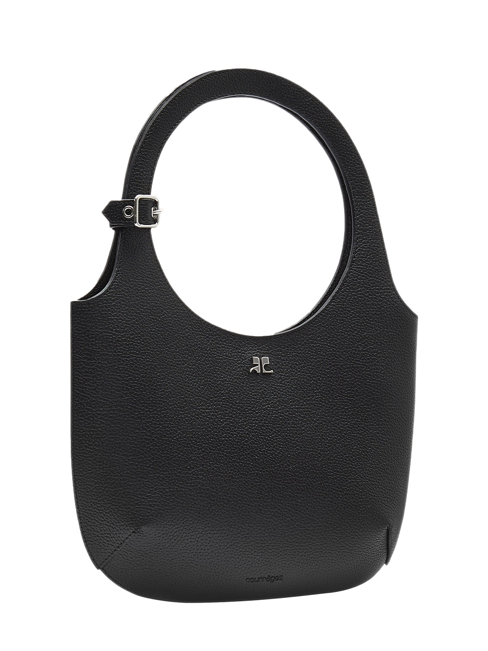 Holy Grained Leather Bag (Black)