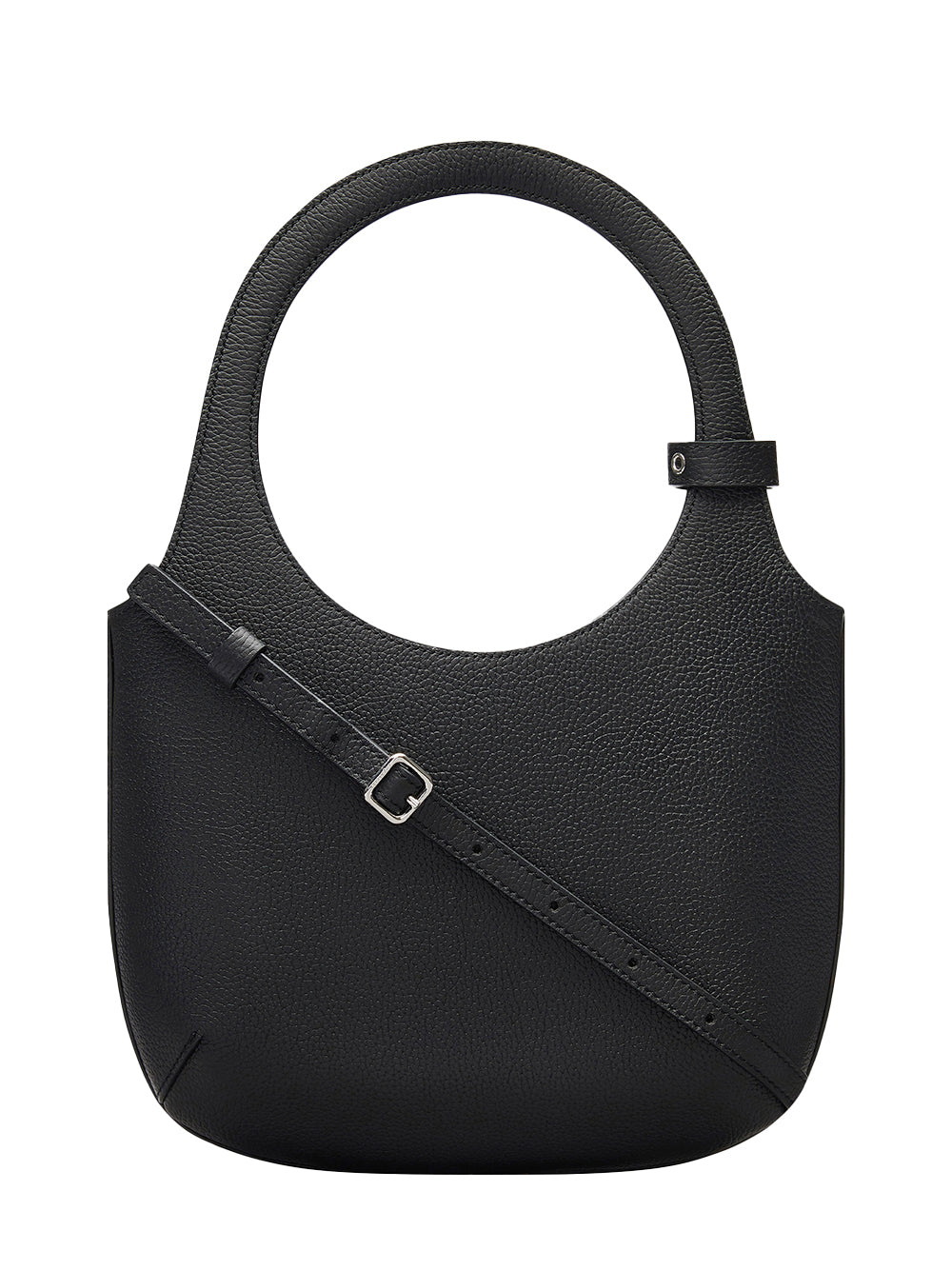 Holy Grained Leather Bag (Black)