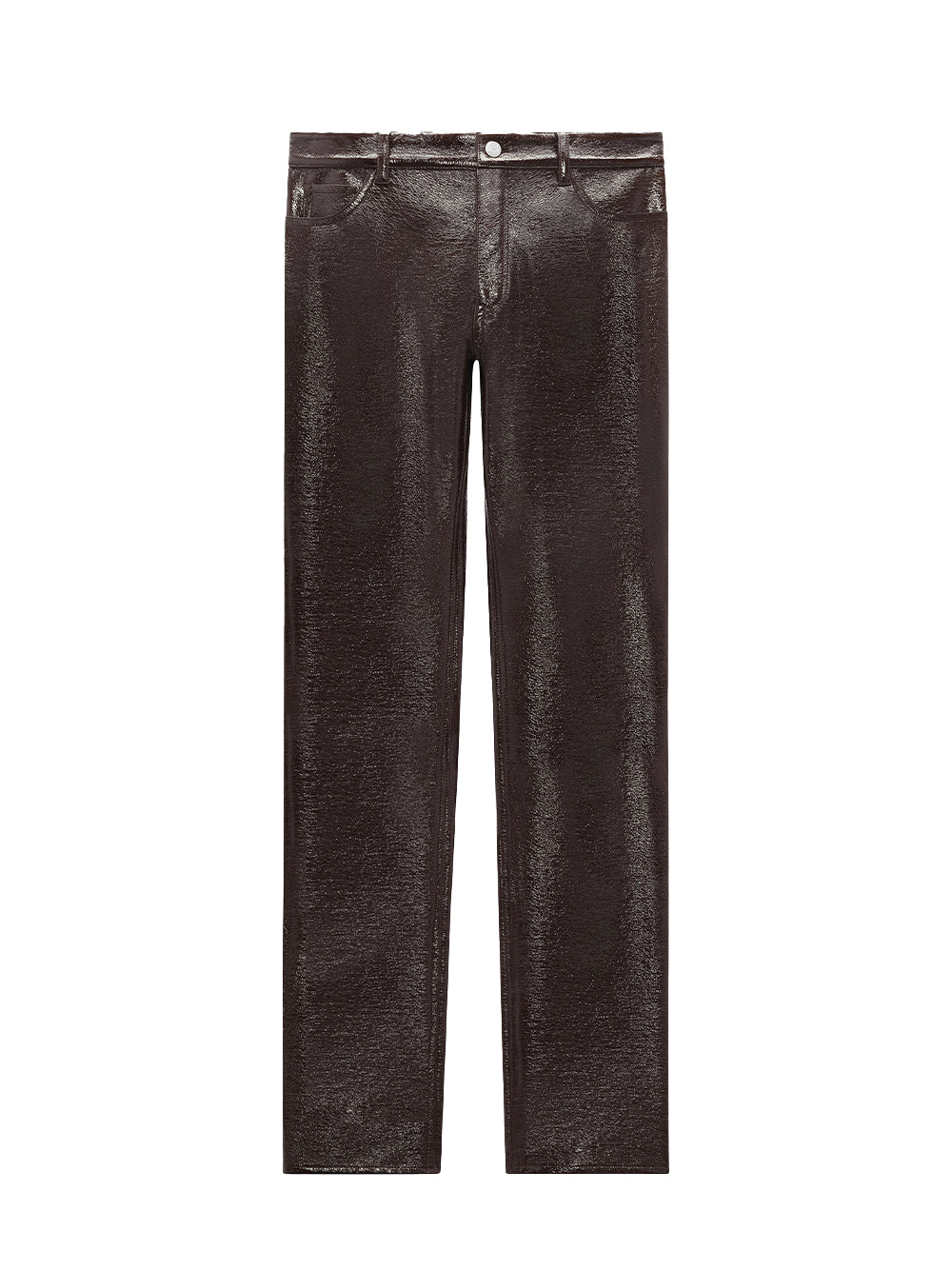 Reedition 5-Pocket Vinyl Pants (Chocolate)