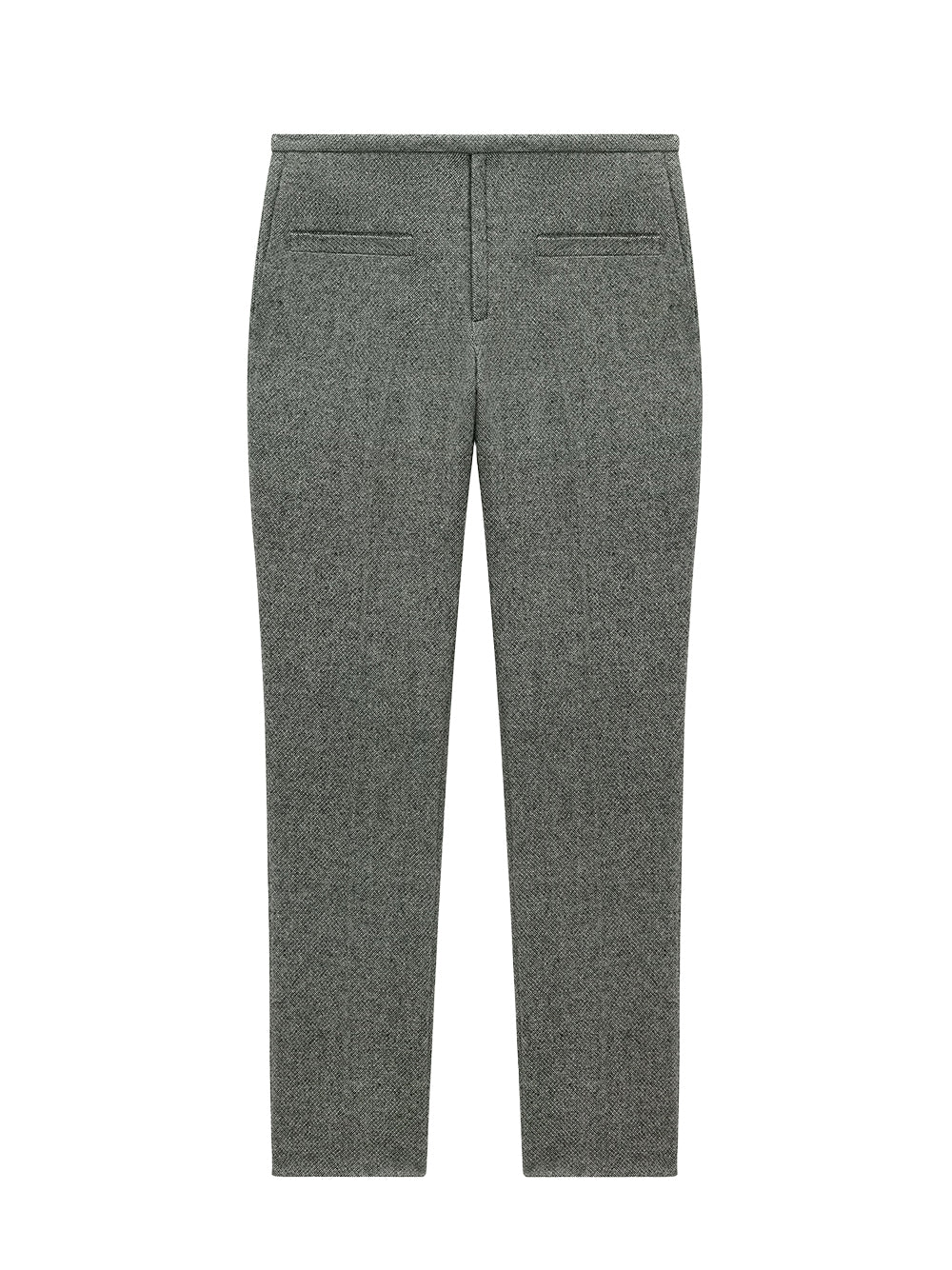 Courreges - Caviar - Tube - Tailored - Pants - Black - White - 01