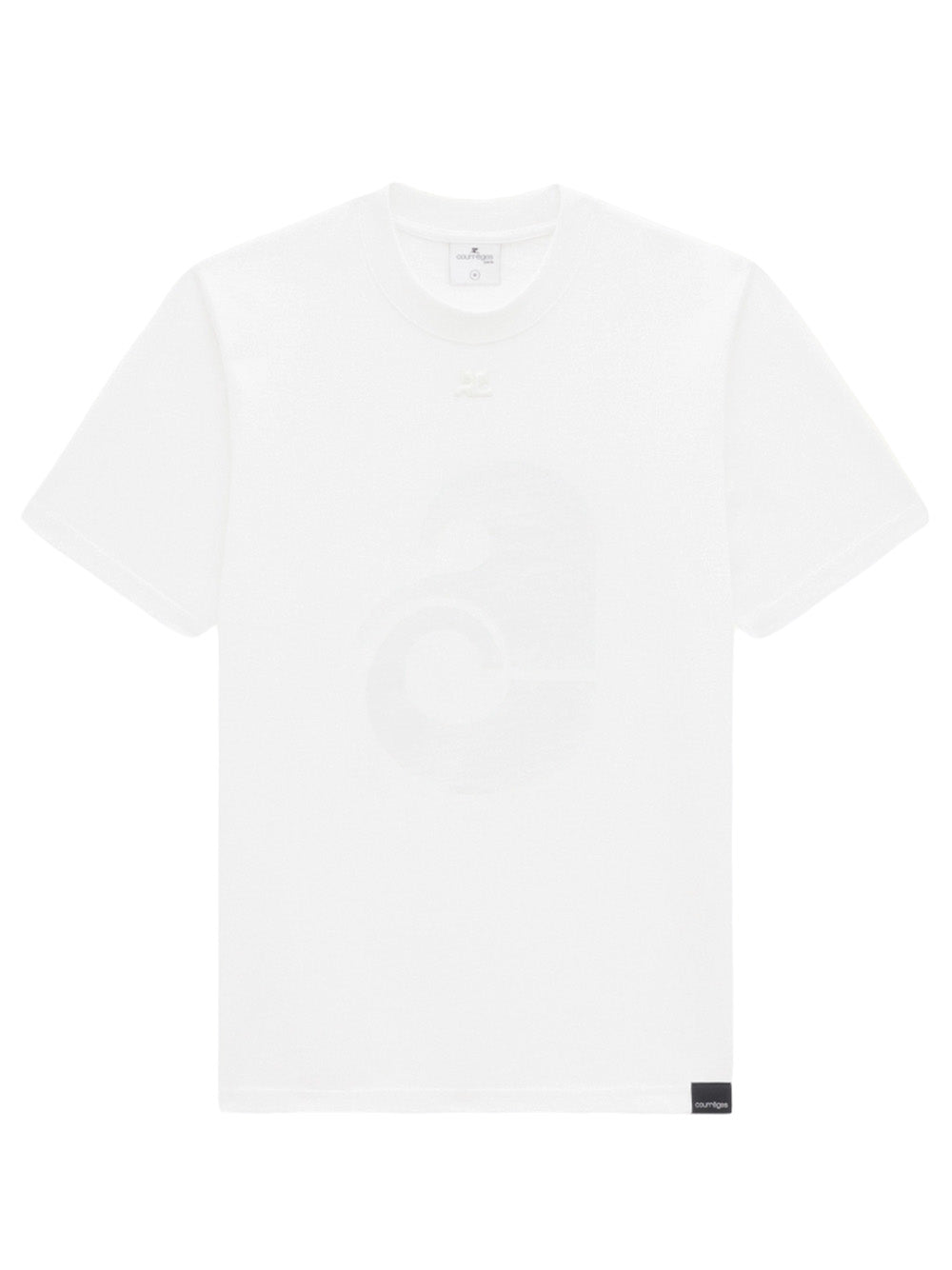    Courreges-Cotton-Big-Shell-T-Shirt-White-01