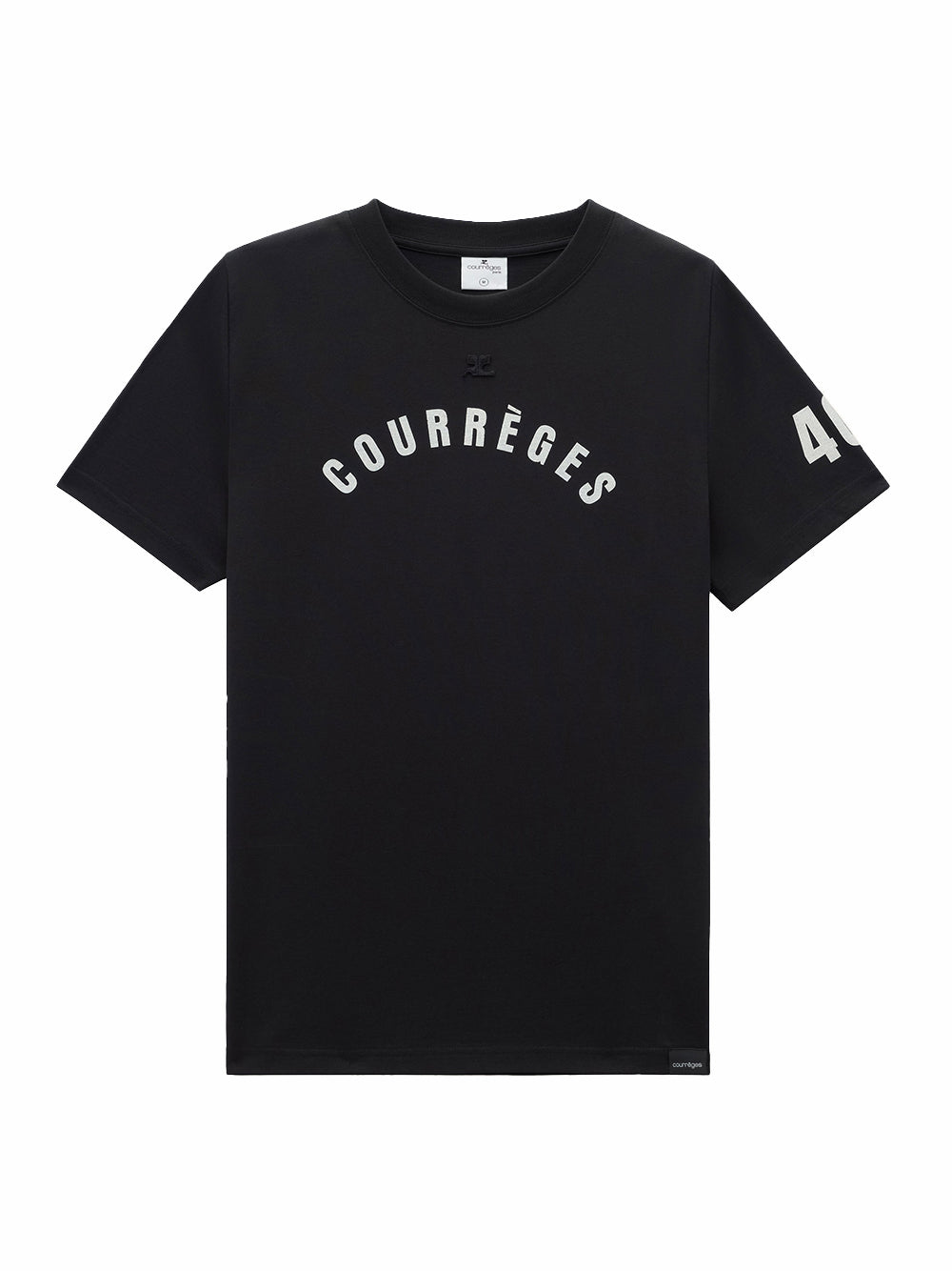 AC Straight Print T-Shirt (Black)