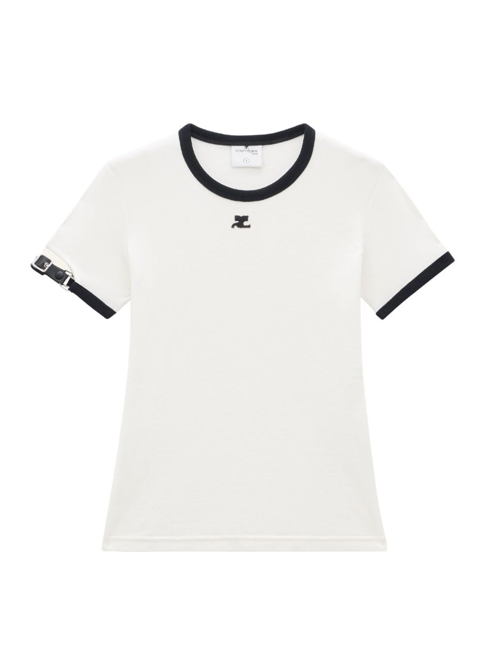 Buckle Contrast T-Shirt (Heritage White / Black)