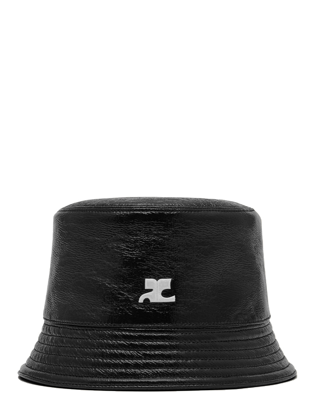 Signature Vinyl Bucket Hat Men (Black)