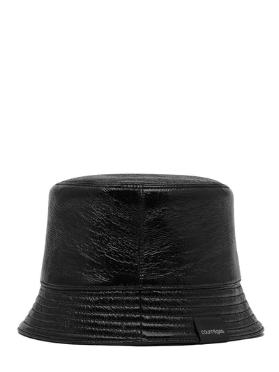 Signature Vinyl Bucket Hat Men (Black)