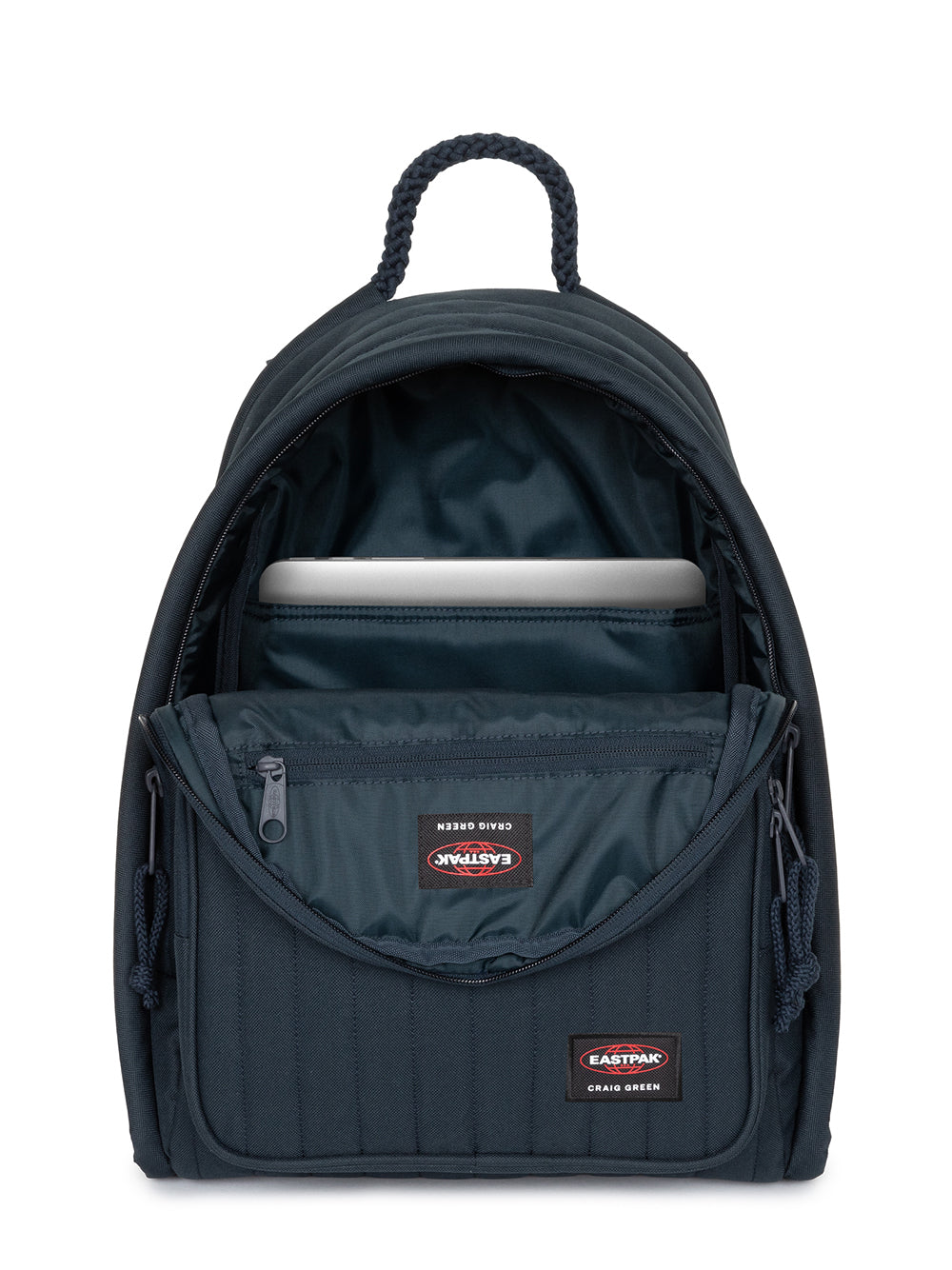 Quilted Padded Pak R Backpack (Navy)