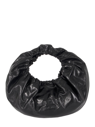 Crescent-Small-Crackle-Patent-Leather-Handle-Bag-With-Logo-Black-01