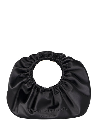Crescent-Small-Satin-Handle-Bag-With-Debossed-Logo-Black-01