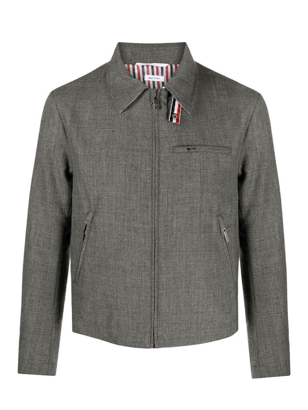 Crispy Wool Golf Jacket (Medium Grey)