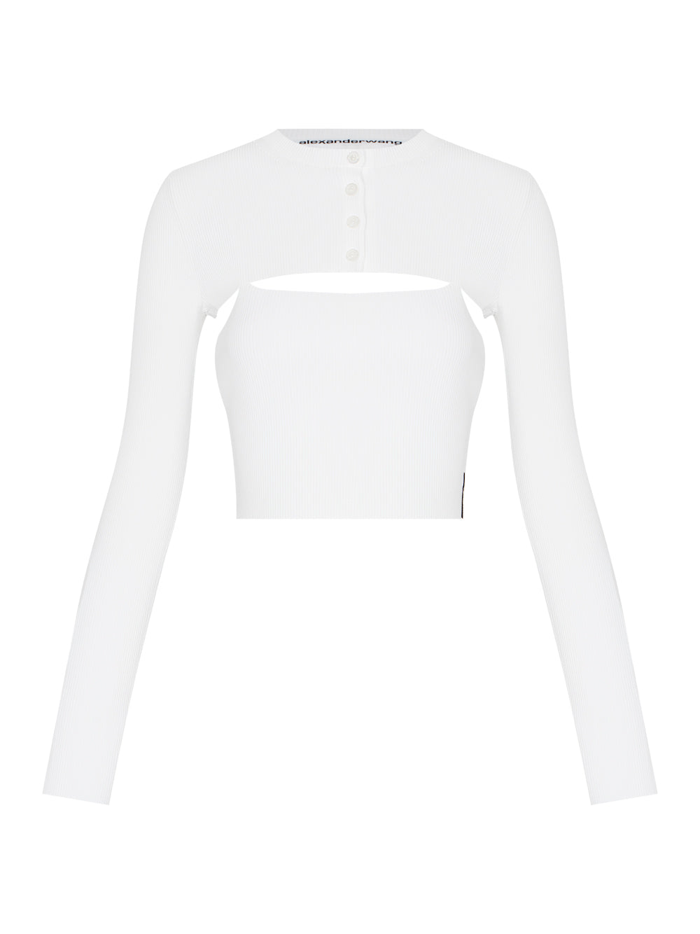 Cropped Cardigan With Cami Tank Twinset (Soft White)