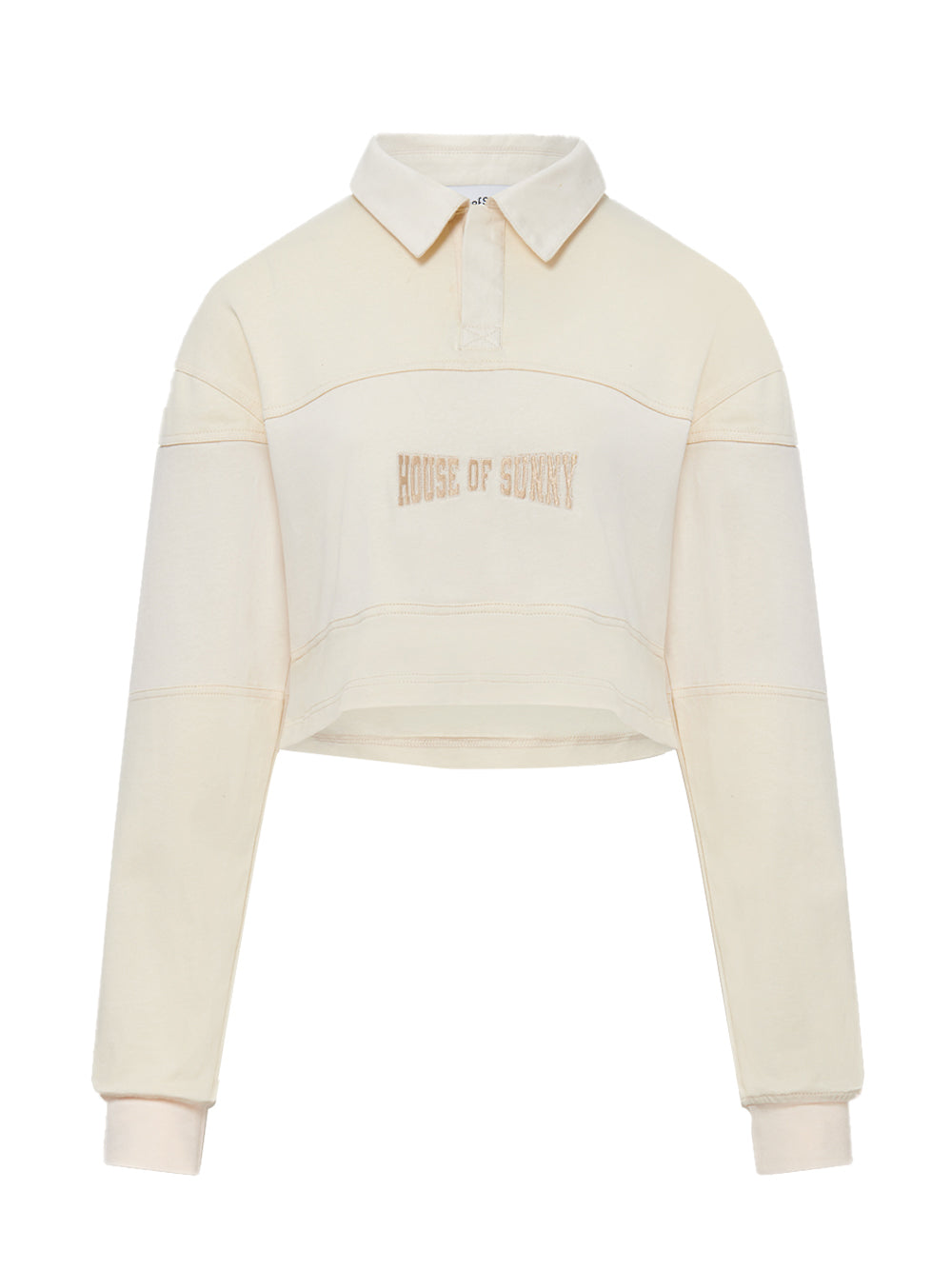 Cropped Power Logo Button Up (Multicolor)