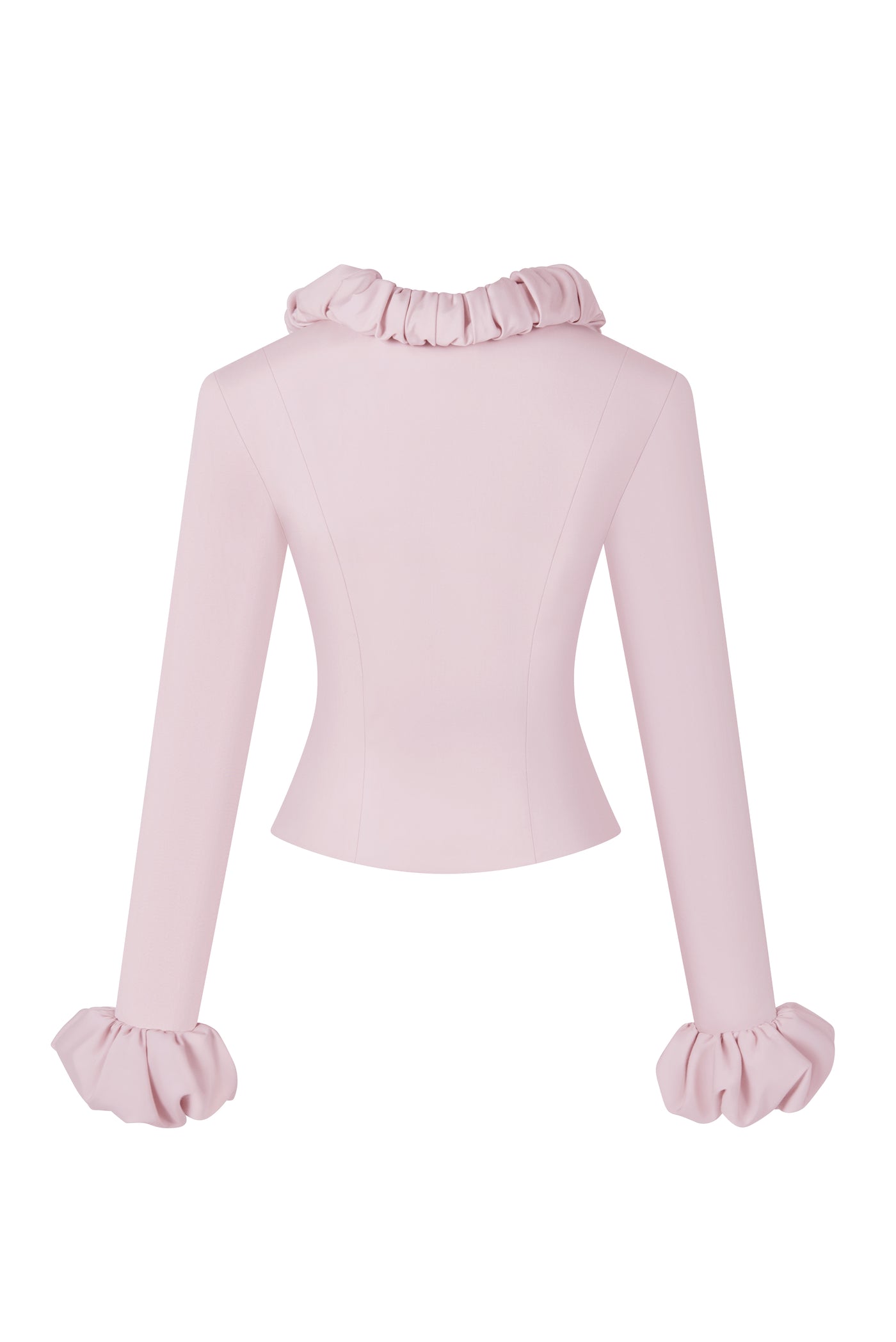 Croissant Corset Shirt Dusty Purple