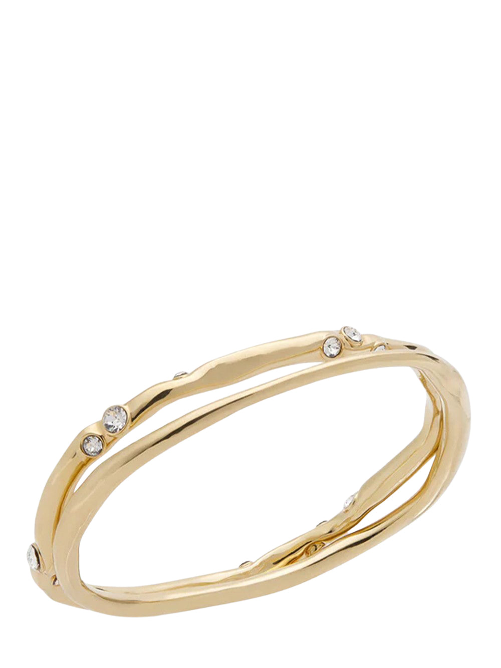 Crystal Cuff Bracelet Set (Gold)